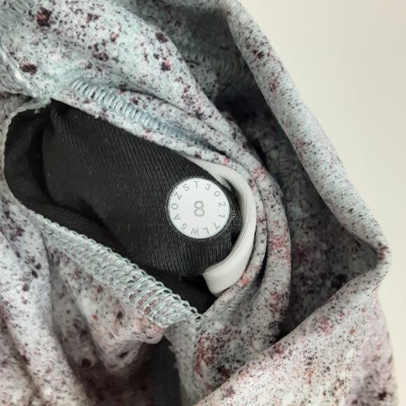 Lululemon Wunder Train High Rise Leggings 28” Gray Speckled Full Length Womens 8 - Picture 4 of 8